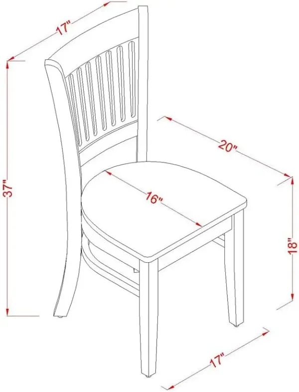 7 Piece Room Furniture Set Consist of an Oval Kitchen Table with Butterfly Leaf and 6 Dining Chairs Oak - Image 5