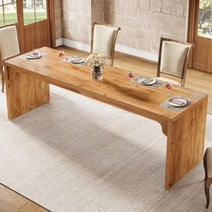 Modern 78" Rectangular Dining Table for 6-8: Elevate Your Dining Experience