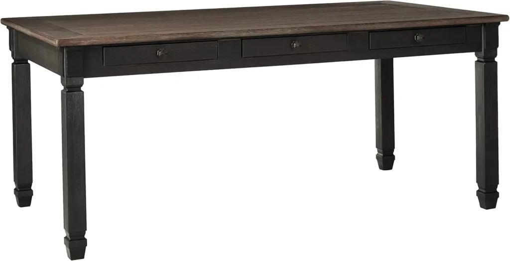 Farmhouse Dining Table with Drawers: Timeless Charm for Up to 6
