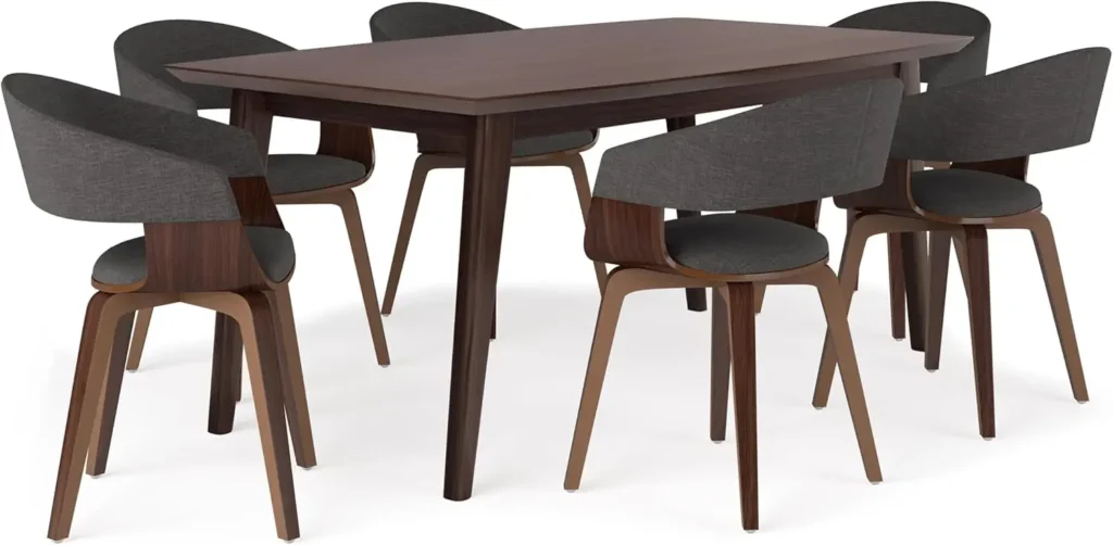 Mid-Century Modern 7-Piece Dining Set