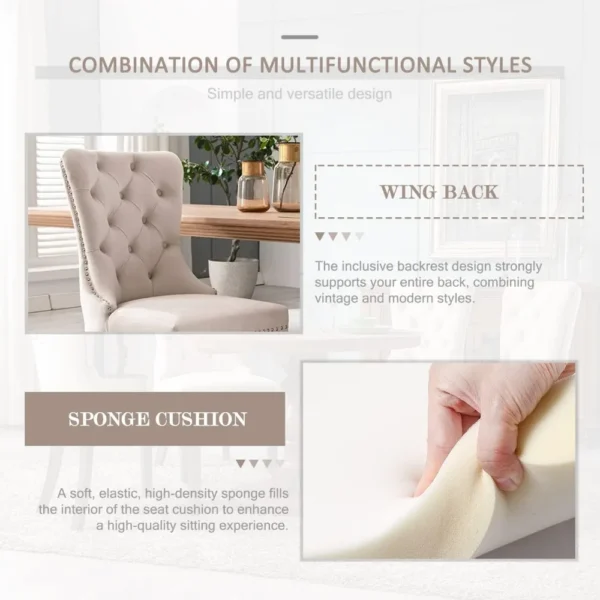 Captivating Tufted Dining Chairs: A Symphony of Style and Comfort for Your Dining Room - Image 6