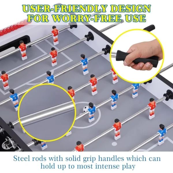 Ultimate Foosball Frenzy: Heavy-Duty Arcade Table for Exhilarating Soccer Matches - Image 4