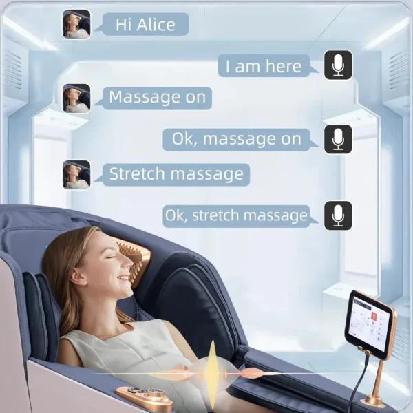 Acupressure Lounge Chair with Electric Footrest and Heated Massage - Image 16
