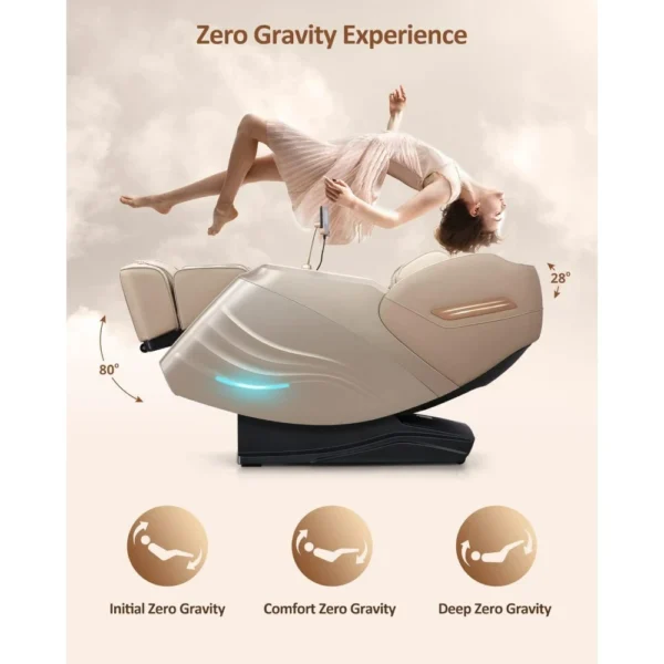 Full Body Zero Gravity SL Track Massage Chair with Yoga Stretching - Image 6