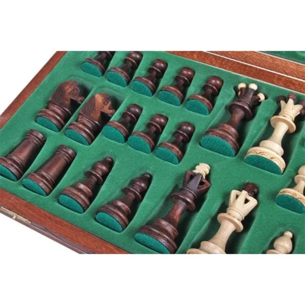 Handcrafted Wooden Chess Masterpiece: A Timeless Gift for Strategy Enthusiasts - Image 3