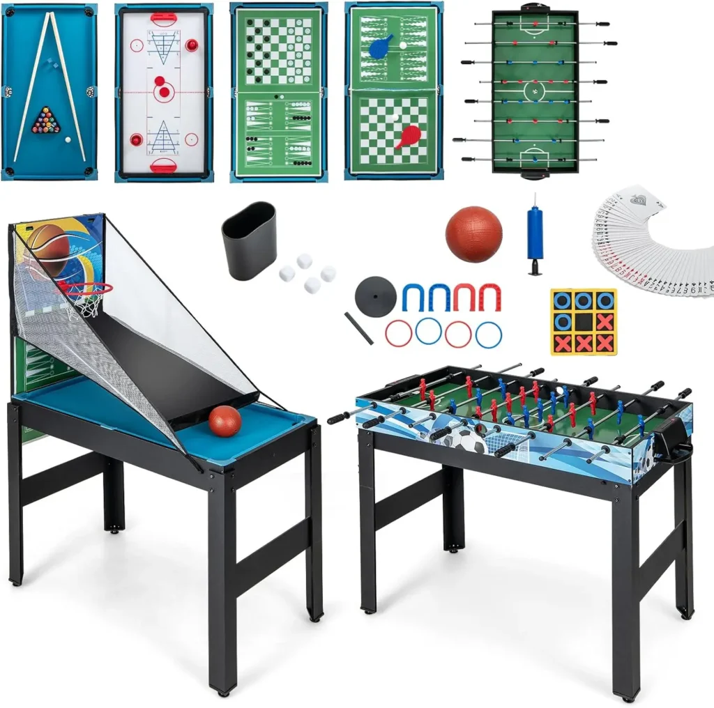 14-in-1 Multi-Game Table: Ultimate Entertainment Hub for Family and Friends