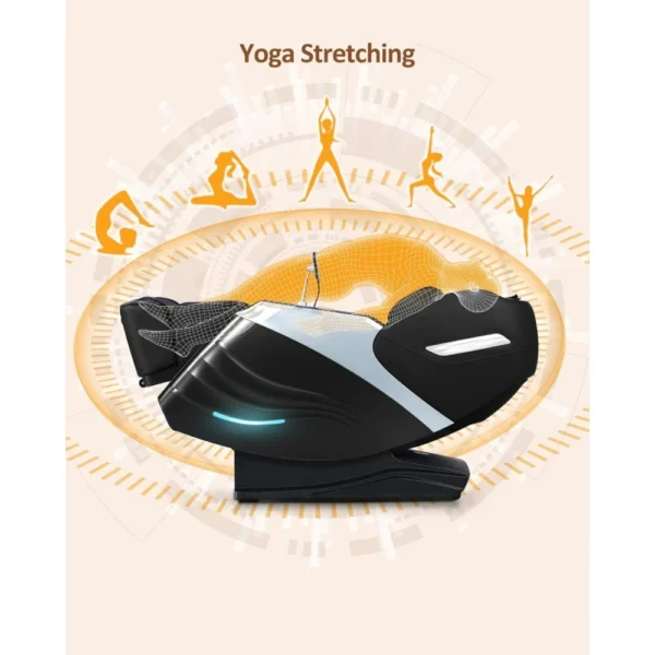Full Body Zero Gravity SL Track Massage Chair with Yoga Stretching - Image 14