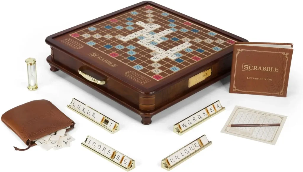 SCRABBLE Luxury Edition: Elevate Your Wordplay with Premium Craftsmanship and Style
