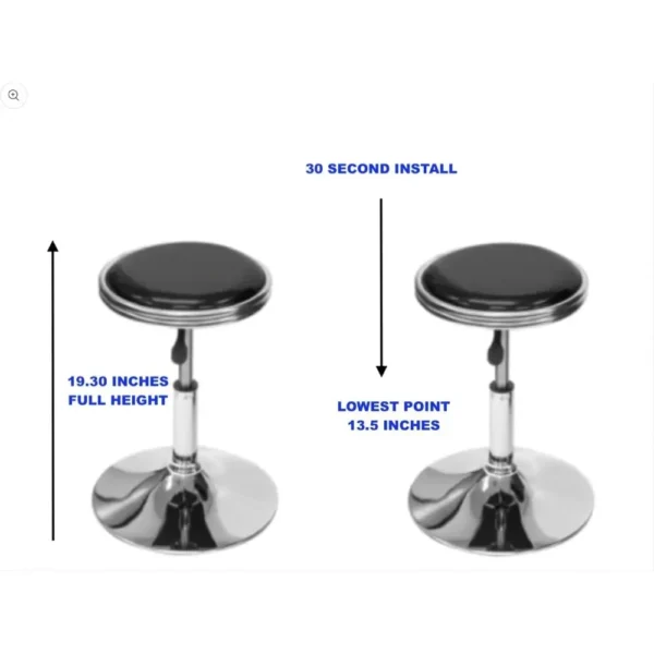 Full Size Commercial Grade Cocktail Arcade Machine  Games Lift Up / Tilt Screen 26.5 Screen Tempered Glass 2 Stools Included - Image 3