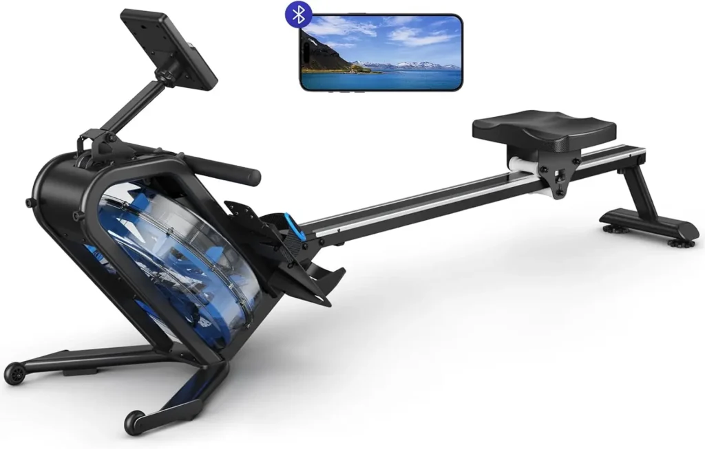 Premium Water Rowing Machines for Home: Experience the Finest Solid Wood Rowing with LCD Monitor and Ergonomic Comfort