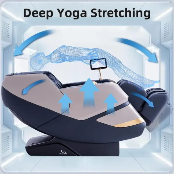 Acupressure Lounge Chair with Electric Footrest and Heated Massage - Image 13