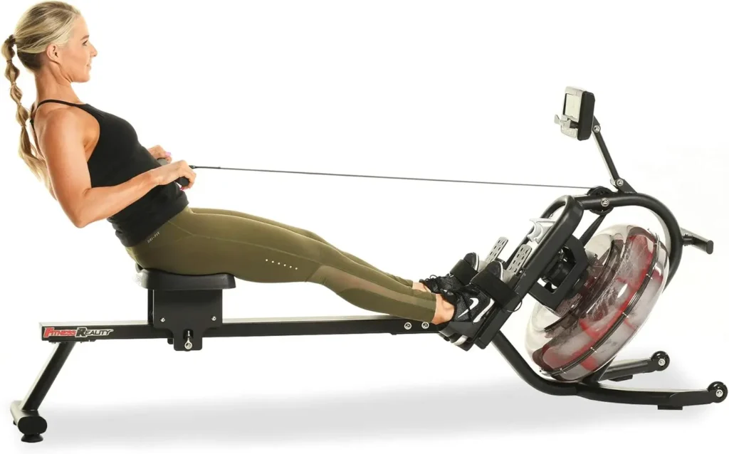 Water Rowing Machine: Experience the Ultimate Full-Body Workout with 300 lb Capacity