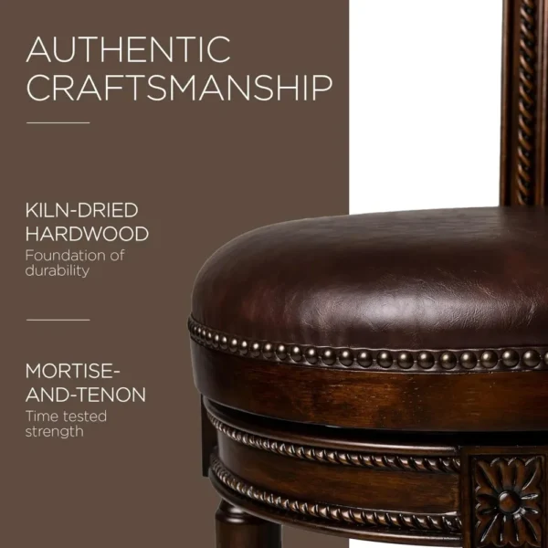 Captivating Barstool: Elevate Your Home with Vintage Charm and Modern Comfort - Image 5