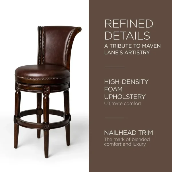 Captivating Barstool: Elevate Your Home with Vintage Charm and Modern Comfort - Image 4